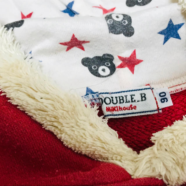 DOUBLE.B(ダブルビー)のミキハウス パーカー トレーナー　長袖　90 ダブルB キッズ/ベビー/マタニティのキッズ服男の子用(90cm~)(ニット)の商品写真