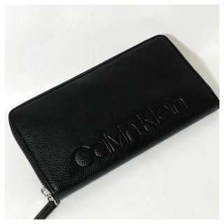 カルバンクライン(Calvin Klein)の正規店購入 新品カルバンクライン 高級牛革 ラウンドファスナー財布(長財布)