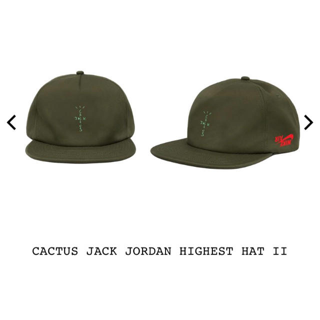 NIKE - CACTUS JACK JORDAN HIGHEST HAT OLIVEの通販 by UC's shop ...