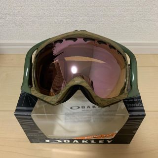 オークリー(Oakley)のオークリー　ゴーグル　スノボー　カーキ(ウエア/装備)