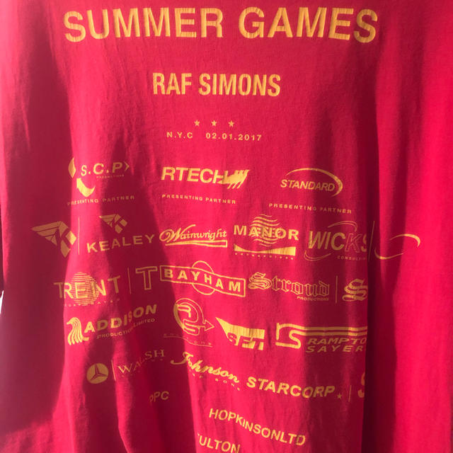 RAF SIMONS - RAF SIMONS 17AW SUMMER GAMESの通販 by プロフ必読｜ラフシモンズならラクマ お得超歓迎