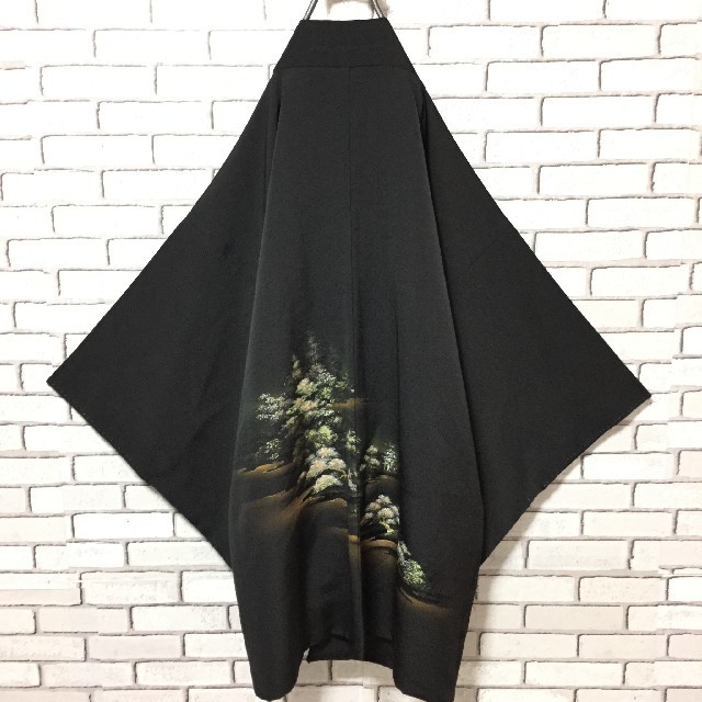 和モード】黒 羽織 和柄 個性派 アート 羽織コーデ ヨウジ 和モード】黒 羽織 和柄 個性派 アート 羽織コーデ ヨウジ