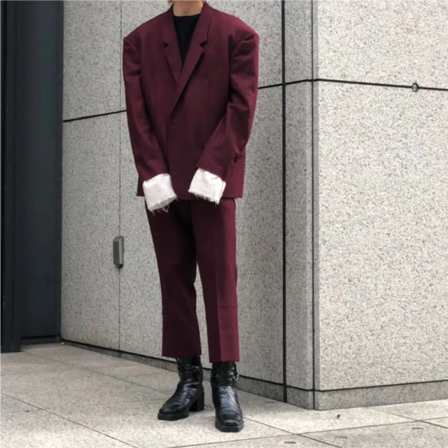 johnlawrencesullivan 17aw ボルドー セットアップ - セットアップ