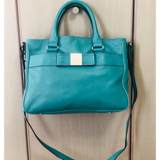 ケイトスペードニューヨーク(kate spade new york)のケイトスペードニューヨーク　トートバッグ2way A4サイズ　ブルーグリーン(トートバッグ)