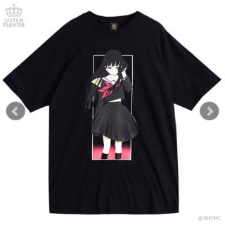 リッスンフレーバー(LISTEN FLAVOR)の地獄少女 閻魔あい Tシャツ リッスンフレーバー ブラック(その他)