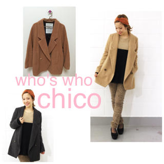 フーズフーチコ(who's who Chico)のchico♡ウールビッグテーラードコート(テーラードジャケット)