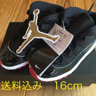 ナイキ(NIKE)のエアジョーダン11 TD 16cm BRED(スニーカー)