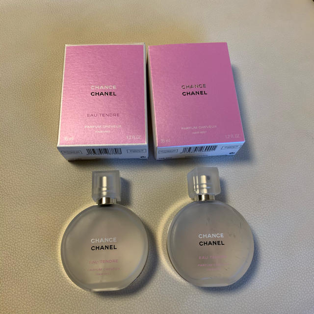 CHANEL(シャネル)のシャネル チャンス ヘア ミスト 35ml 空き瓶2セット インテリア/住まい/日用品のインテリア/住まい/日用品 その他(その他)の商品写真