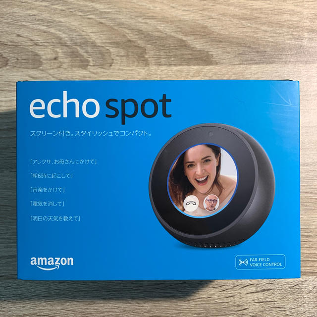 ECHO(エコー)のAmazon echo spot -スマートスピーカー Alexa スマホ/家電/カメラのオーディオ機器(スピーカー)の商品写真