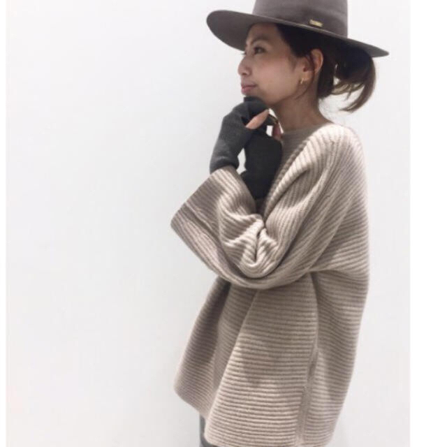 L'Appartement DEUXIEME CLASSE(アパルトモンドゥーズィエムクラス)の抹茶みるく様専用　BOAT NECK FLARE SLEEVE プルオーバー レディースのトップス(ニット/セーター)の商品写真