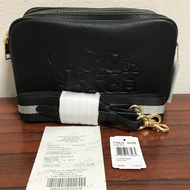 COACH(コーチ)のブラック カメラバッグ❤️コーチ 黒 クロスボディ❤️新品・未使用 レディースのバッグ(ショルダーバッグ)の商品写真