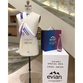 オフホワイト(OFF-WHITE)の送料込 エビアン evianスペシャルボックスヴァージルアブローバッグアジア限定(ショルダーバッグ)