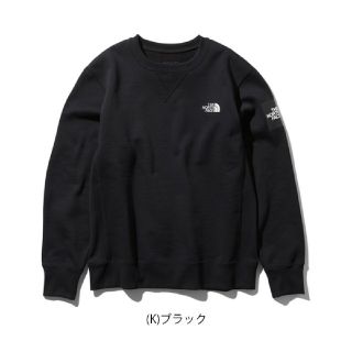 ザノースフェイス(THE NORTH FACE)の【専用】【THE NORTH FACE】ノースフェイス スクエアロゴクルー 黒 (スウェット)