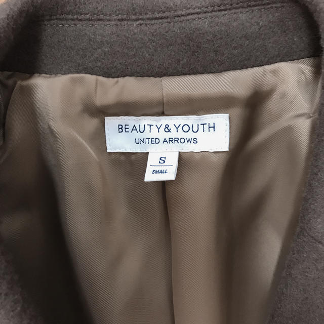 BEAUTY&YOUTH UNITED ARROWS(ビューティアンドユースユナイテッドアローズ)のBEAUTY&YOUTH  メリノウールモッサチェスターコート レディースのジャケット/アウター(チェスターコート)の商品写真