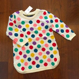 ベビーギャップ(babyGAP)のドットワンピース 80(ワンピース)