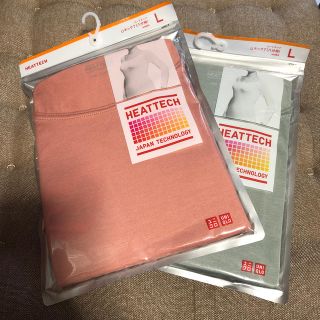 ユニクロ(UNIQLO)のヒートテック　2枚まとめ売り(アンダーシャツ/防寒インナー)