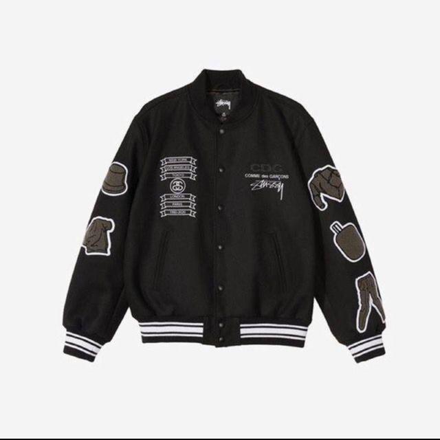 STUSSY(ステューシー)のCDG × STUSSY VARSITY JACKET L メンズのジャケット/アウター(スタジャン)の商品写真