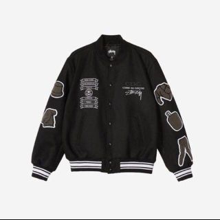 ステューシー(STUSSY)のCDG × STUSSY VARSITY JACKET L(スタジャン)