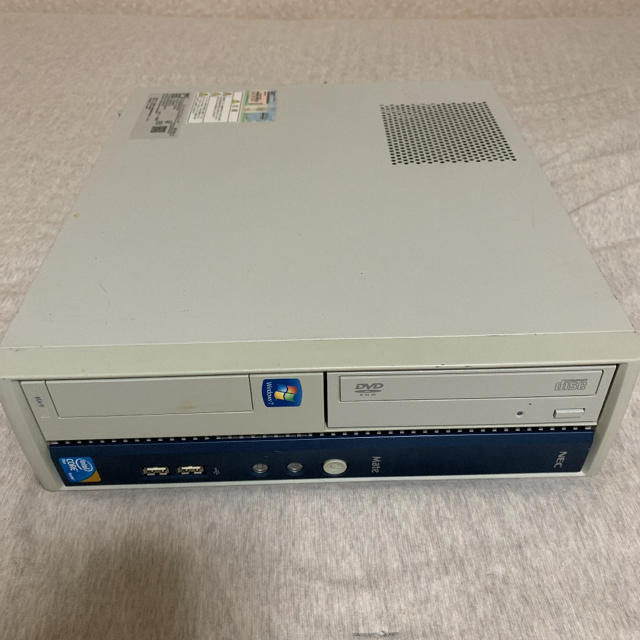 NEC(エヌイーシー)のWindows7デスクトップパソコン スマホ/家電/カメラのPC/タブレット(デスクトップ型PC)の商品写真