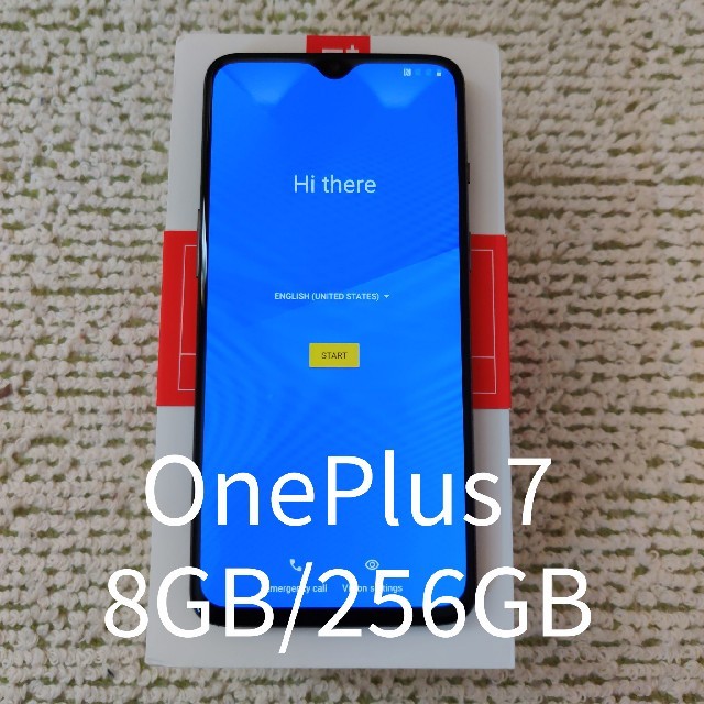 くろたん17さま専用　OnePlus7 グレー　8GB/256GBスマートフォン/携帯電話