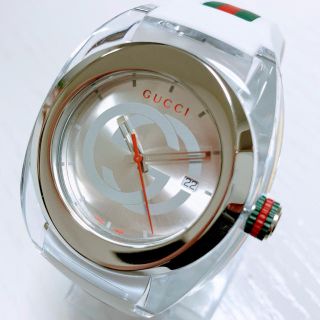 グッチ(Gucci)の◆海外限定品◆新品◆GUCCI SYNC XXL◆クォーツ 白 メンズ腕時計(腕時計(アナログ))