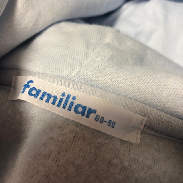 familiar(ファミリア)のエリカさま専用　ポンチョ キッズ/ベビー/マタニティのベビー服(~85cm)(ジャケット/コート)の商品写真