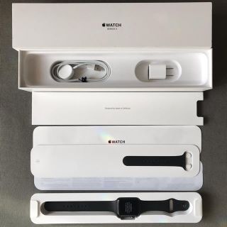 アップルウォッチ(Apple Watch)のApple Watch Series 3 GPSモデル 42mm スペースグレイ(その他)