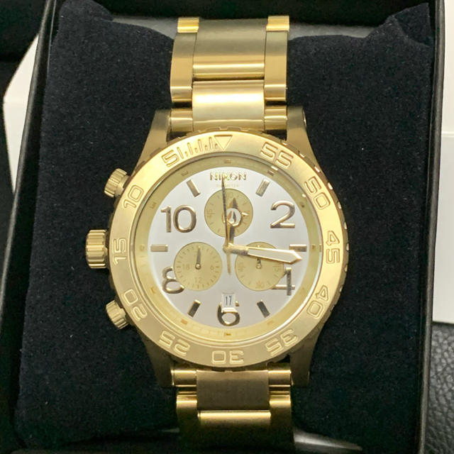 【新品未使用】NIXON ニクソン クロノ 42-20 ゴールド 金 腕時計