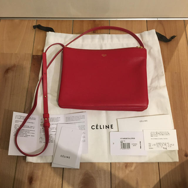 celine(セリーヌ)のAROHA様専用　セリーヌ トリオ ラージ レディースのバッグ(ショルダーバッグ)の商品写真