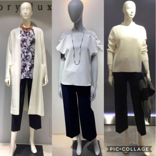 セオリーリュクス(Theory luxe)のtheory luxe LUCENT ストレートワイドクロップドパンツ 19SS(クロップドパンツ)