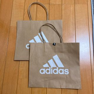 アディダス(adidas)のアディダス紙袋２枚(ショップ袋)