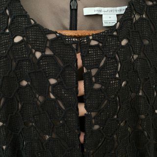 ダイアンフォンファステンバーグ ペプラム ワンピース 美品 結婚式