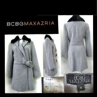 ビーシービージーマックスアズリア(BCBGMAXAZRIA)のBCBGマックスアズリアカシミアコート(毛皮/ファーコート)