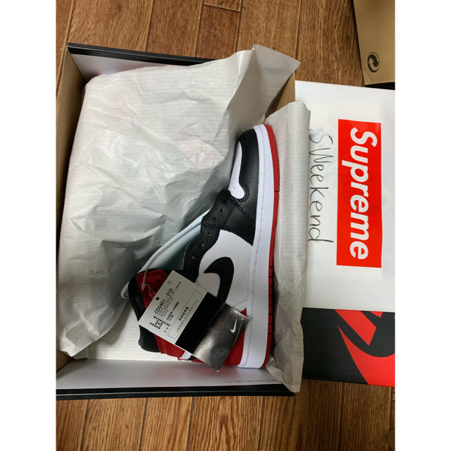 NIKE(ナイキ)のAir Jordan 1 Black Toe Satin 26cm メンズの靴/シューズ(スニーカー)の商品写真