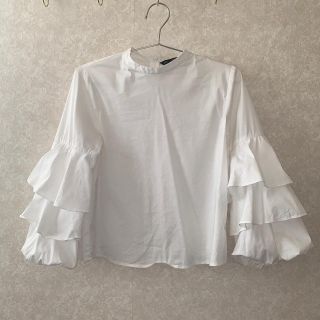 ザラ(ZARA)のZARA  デザインシャツ(シャツ/ブラウス(長袖/七分))