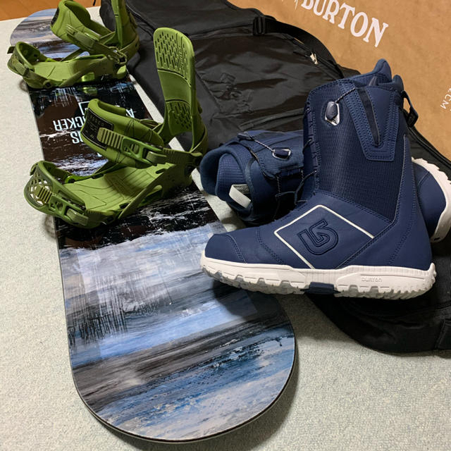 BURTON(バートン)の１６万❗️メンズ足回り一式セット★パーク、グラトリ向け スポーツ/アウトドアのスノーボード(ボード)の商品写真