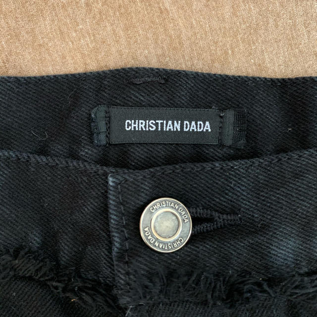 メンズ美品　定価6万円　CHRISTIAN DADA クラッシュデニムスキニーパンツ