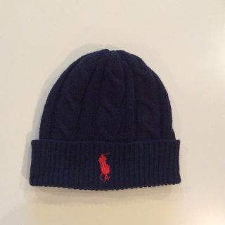 ポロラルフローレン(POLO RALPH LAUREN)のケーブル編み ニット帽(ニット帽/ビーニー)