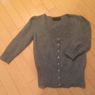 ザラ(ZARA)のZARA グレーカーディガン(カーディガン)