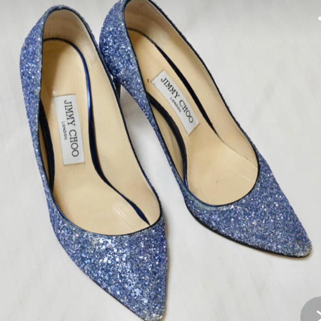 JIMMY CHOO(ジミーチュウ)のJimmychoo ウェディングシューズ ブライダルシューズ グリッター ラメ メンズの靴/シューズ(ドレス/ビジネス)の商品写真