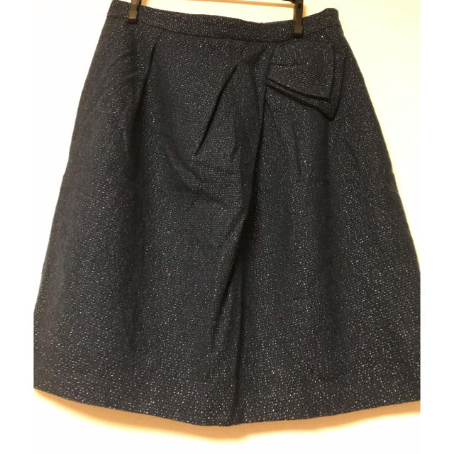 Couture Brooch(クチュールブローチ)のラメ入りウールスカート レディースのスカート(ひざ丈スカート)の商品写真