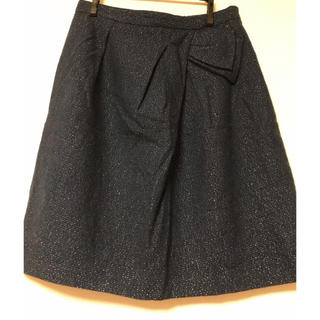 クチュールブローチ(Couture Brooch)のラメ入りウールスカート(ひざ丈スカート)