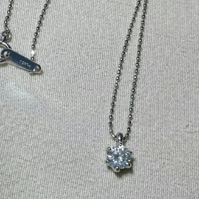 値下げ pt850 pt900 0.3ct 天然ダイヤネックレス 特価タイムセール