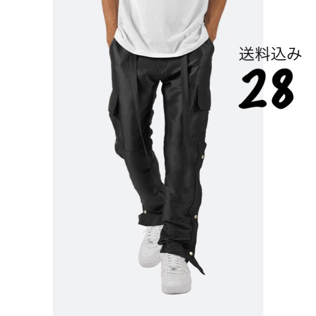 FEAR OF GOD(フィアオブゴッド)のmnml Snap Zipper Cargo Pants - Black メンズのパンツ(ワークパンツ/カーゴパンツ)の商品写真