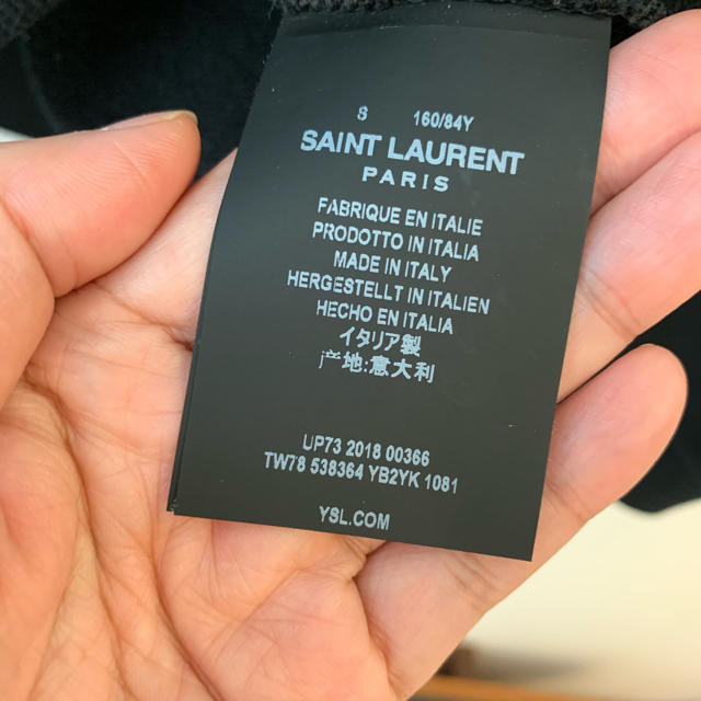 Saint サンローラン スウェットの通販 by yuunori｜サンローランならラクマ Laurent - 正規品 NEW即納
