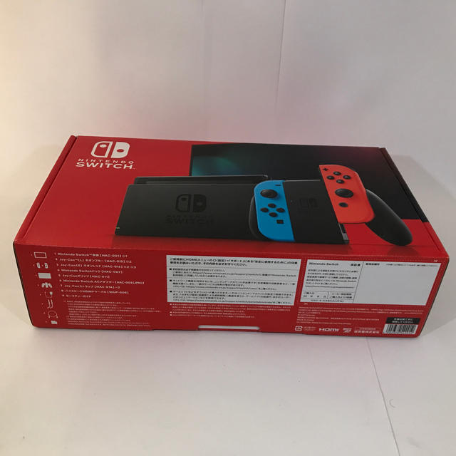 Nintendo Switch(ニンテンドースイッチ)のNintendo Switch JOY-CON(L) ネオンブルー/(R) ネオ エンタメ/ホビーのゲームソフト/ゲーム機本体(家庭用ゲーム機本体)の商品写真