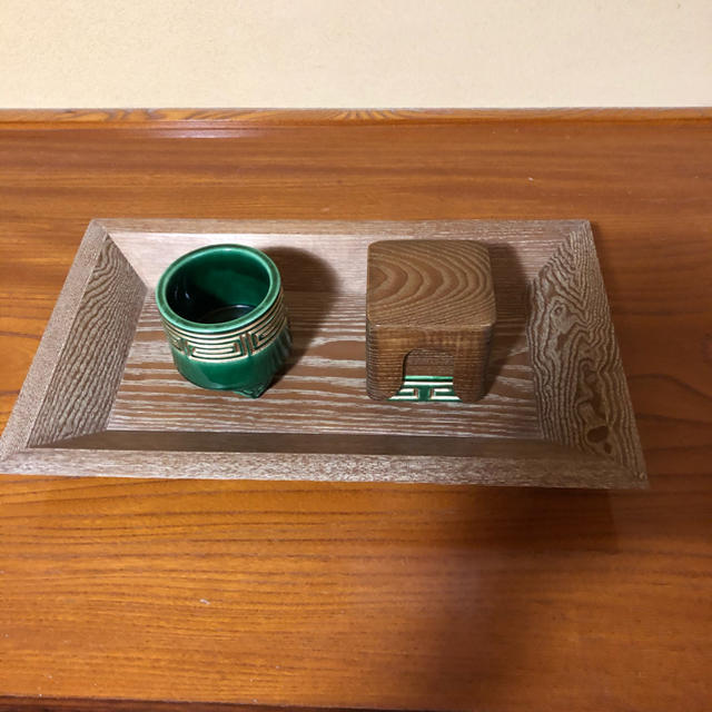【茶道具】桑香盆セット（紙箱）