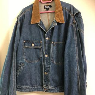 ポロラルフローレン(POLO RALPH LAUREN)の美品 ポロ デニムジャケット Gジャン ラルフローレン XL(Gジャン/デニムジャケット)