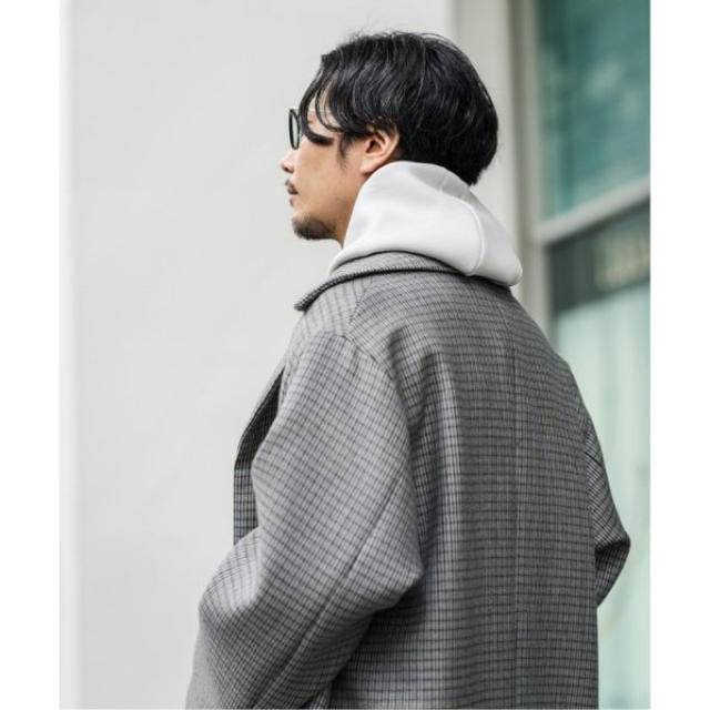 COMOLI(コモリ)のオーラリー  ダブルフェイスガンクラブチェックコート　サイズ3 タグ付き新品 メンズのジャケット/アウター(ステンカラーコート)の商品写真