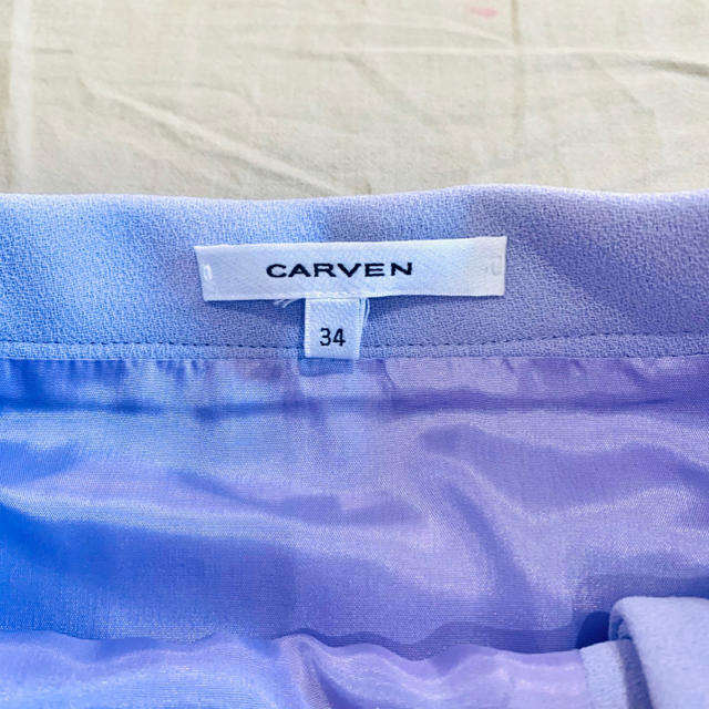 CARVEN(カルヴェン)のCARVEN スカート ラベンダー レディースのスカート(ミニスカート)の商品写真